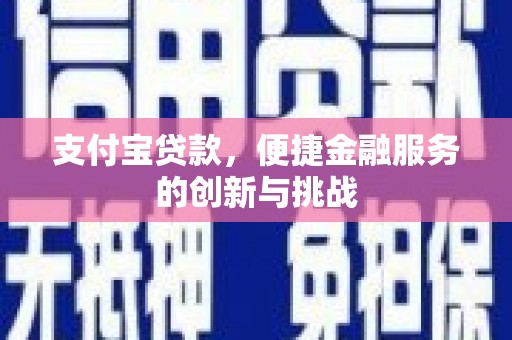 靖西支付宝贷款，便捷金融服务的创新与挑战