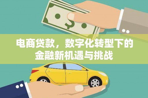 靖西电商贷款，数字化转型下的金融新机遇与挑战