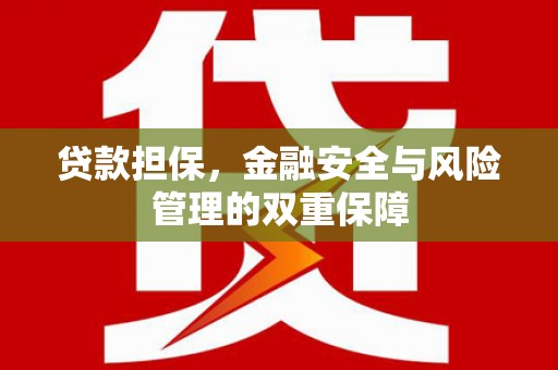 靖西贷款担保，金融安全与风险管理的双重保障