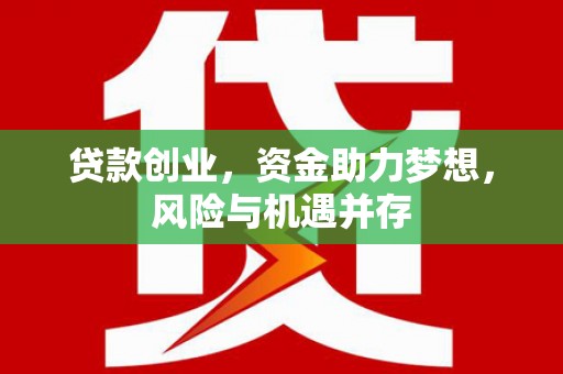 靖西贷款创业，资金助力梦想，风险与机遇并存