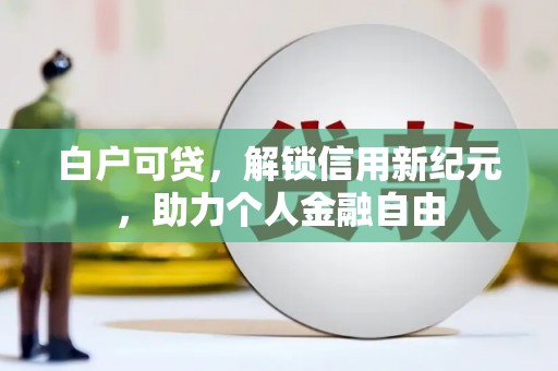 靖西白户可贷，解锁信用新纪元，助力个人金融自由
