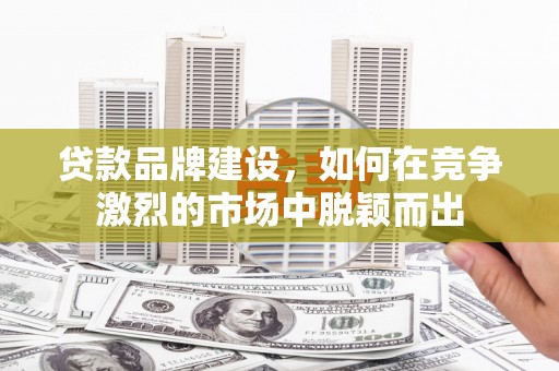靖西贷款品牌建设，如何在竞争激烈的市场中脱颖而出