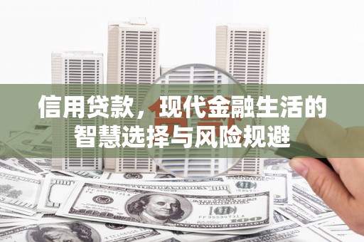 靖西信用贷款，现代金融生活的智慧选择与风险规避
