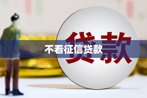 靖西不看征信贷款