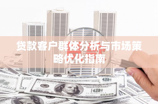 靖西贷款客户群体分析与市场策略优化指南