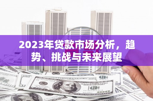靖西2023年贷款市场分析，趋势、挑战与未来展望
