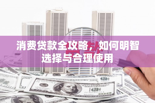 靖西消费贷款全攻略，如何明智选择与合理使用