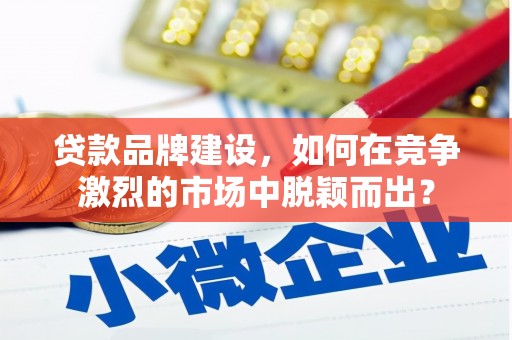 靖西贷款品牌建设，如何在竞争激烈的市场中脱颖而出？