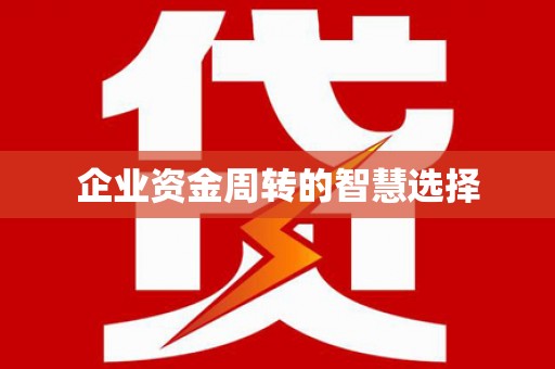 靖西企业资金周转的智慧选择