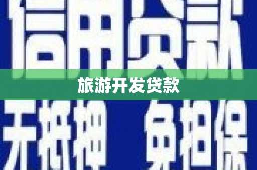 靖西旅游开发贷款