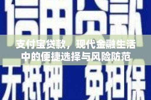 靖西支付宝贷款，现代金融生活中的便捷选择与风险防范