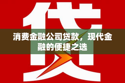 靖西消费金融公司贷款，现代金融的便捷之选