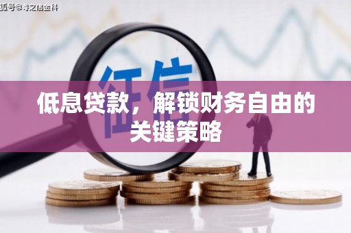 靖西低息贷款，解锁财务自由的关键策略