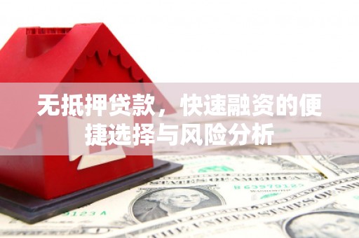 靖西无抵押贷款，快速融资的便捷选择与风险分析