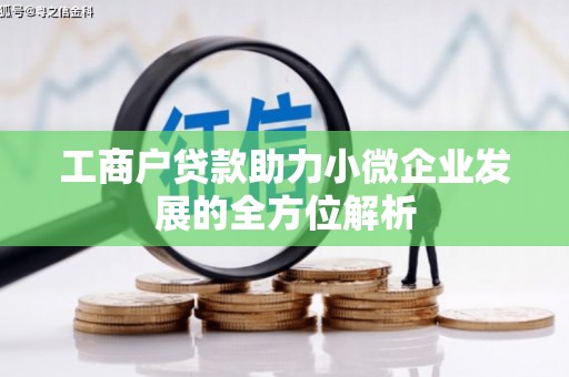 靖西工商户贷款助力小微企业发展的全方位解析