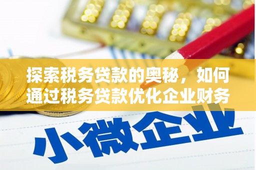 靖西探索税务贷款的奥秘，如何通过税务贷款优化企业财务