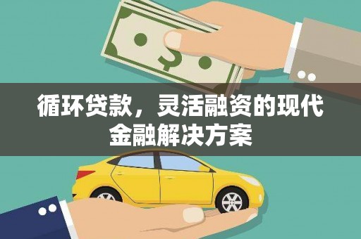 靖西循环贷款，灵活融资的现代金融解决方案