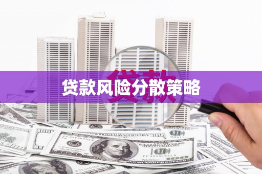 靖西贷款风险分散策略