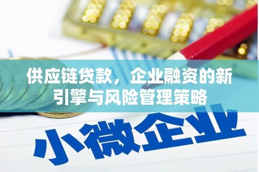 靖西供应链贷款，企业融资的新引擎与风险管理策略