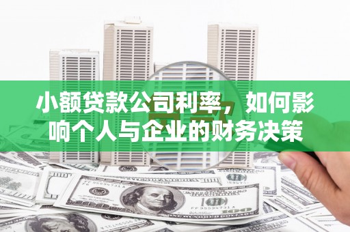 靖西小额贷款公司利率，如何影响个人与企业的财务决策