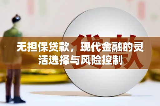靖西无担保贷款，现代金融的灵活选择与风险控制