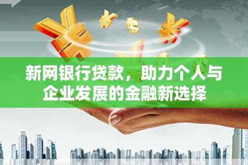 靖西新网银行贷款，助力个人与企业发展的金融新选择