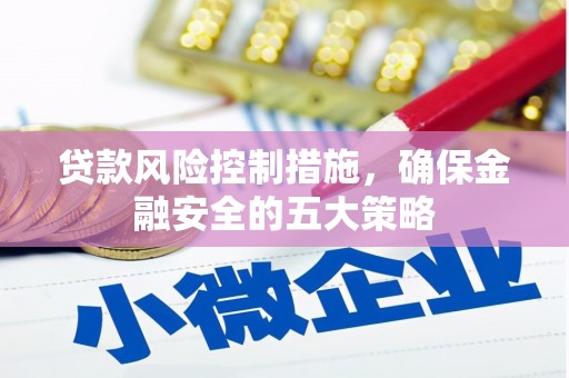 靖西贷款风险控制措施，确保金融安全的五大策略
