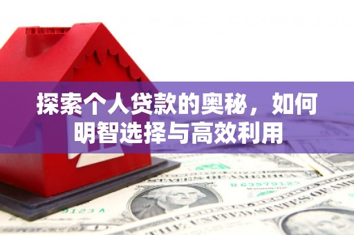 靖西探索个人贷款的奥秘，如何明智选择与高效利用