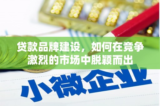 靖西贷款品牌建设，如何在竞争激烈的市场中脱颖而出