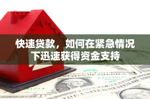 靖西快速贷款，如何在紧急情况下迅速获得资金支持