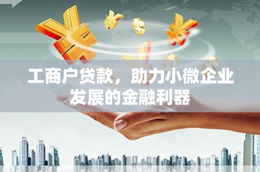 靖西工商户贷款，助力小微企业发展的金融利器