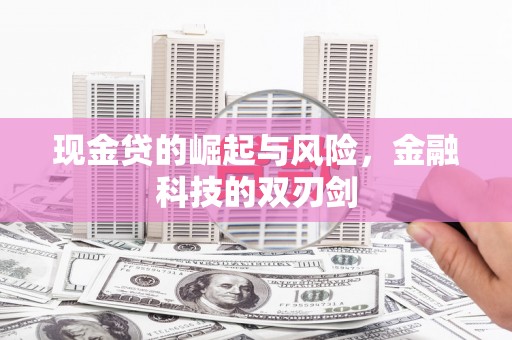 靖西现金贷的崛起与风险，金融科技的双刃剑
