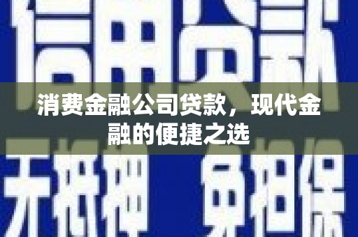 靖西消费金融公司贷款，现代金融的便捷之选