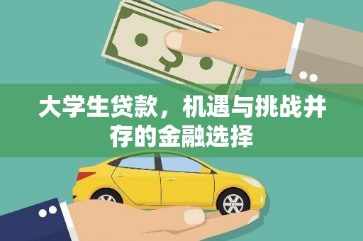 靖西大学生贷款，机遇与挑战并存的金融选择