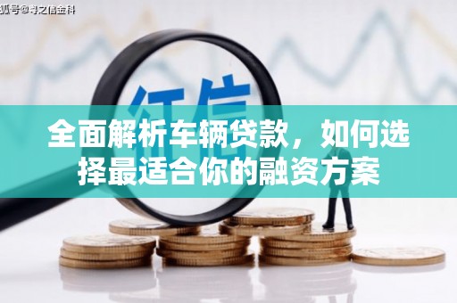 靖西全面解析车辆贷款，如何选择最适合你的融资方案