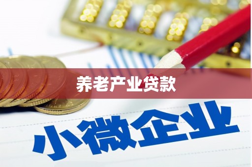 靖西养老产业贷款