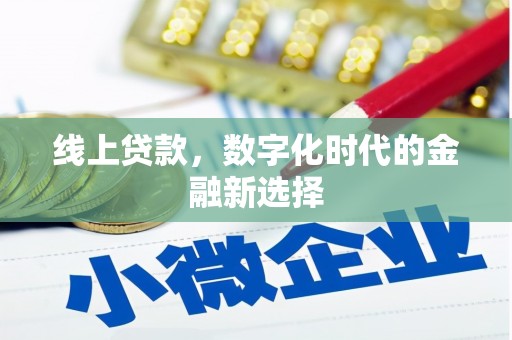 靖西线上贷款，数字化时代的金融新选择