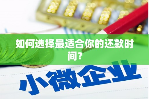 靖西如何选择最适合你的还款时间？