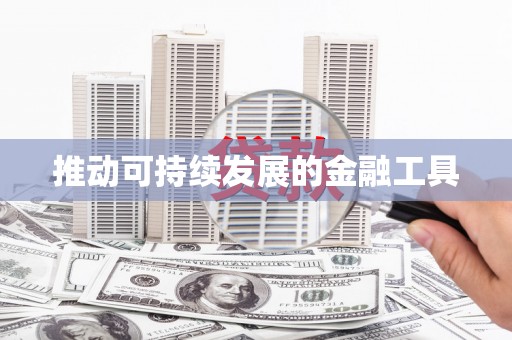 靖西推动可持续发展的金融工具